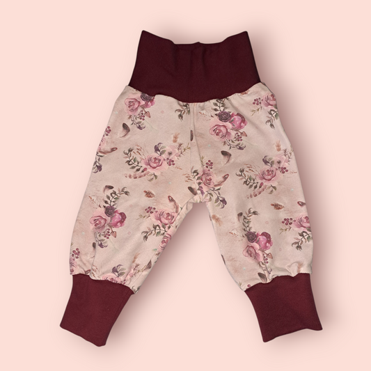 Set Pumphose und Halstuch Rosen Größe 68