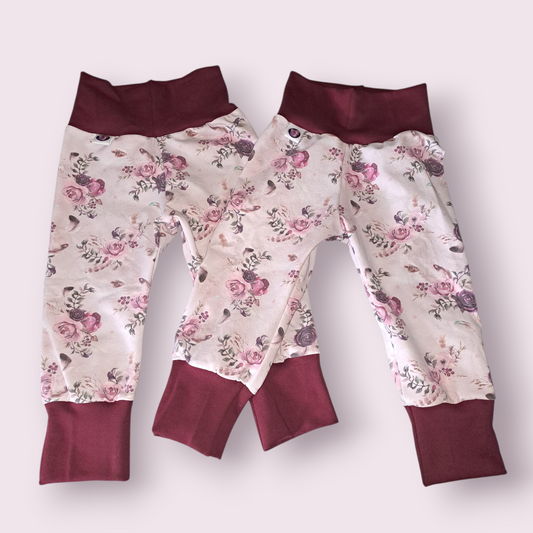 Pumphose Rosen Größe 80