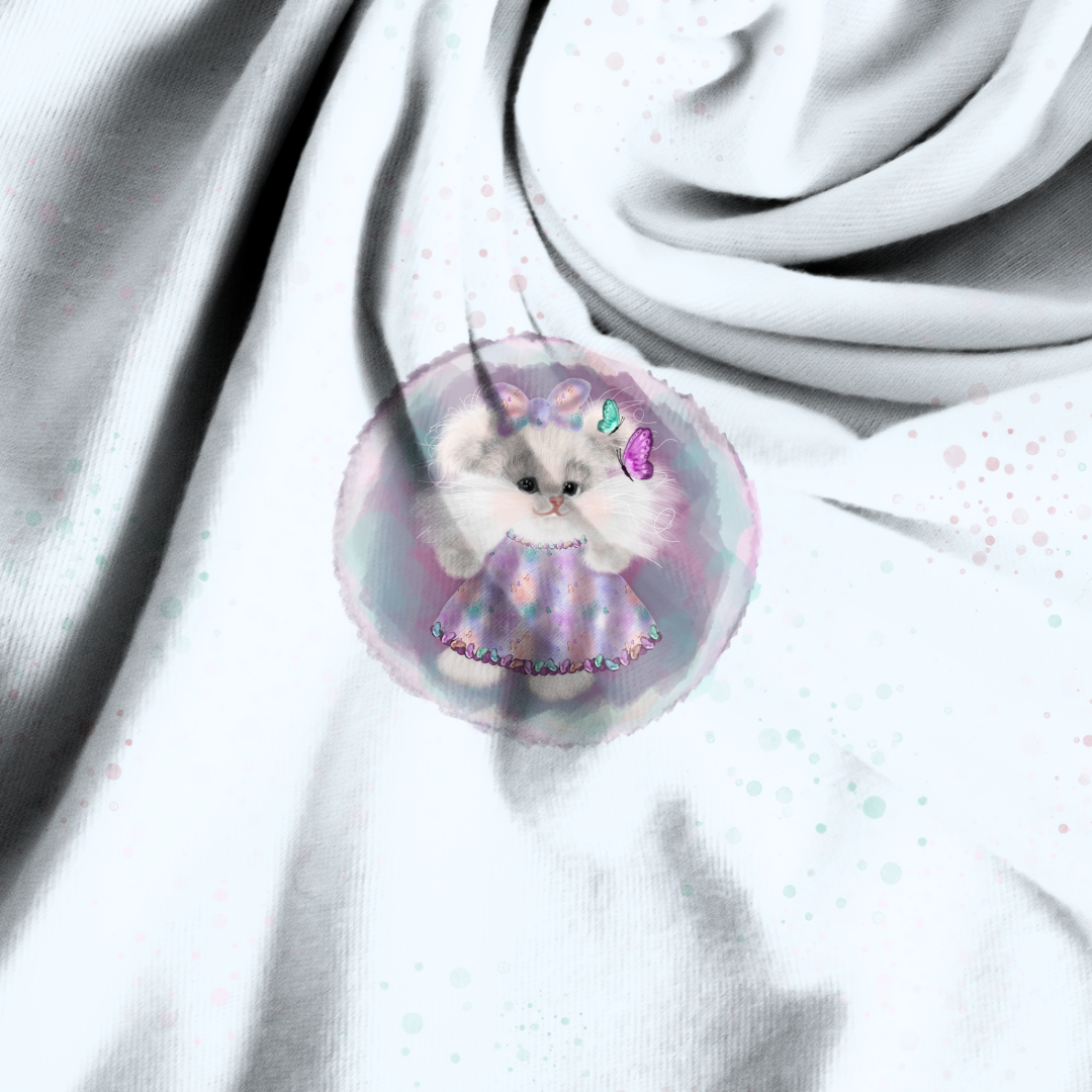 Katzenmaus Mädchen Panel