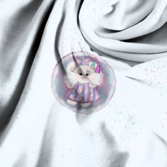 Katzenmaus Mädchen Panel