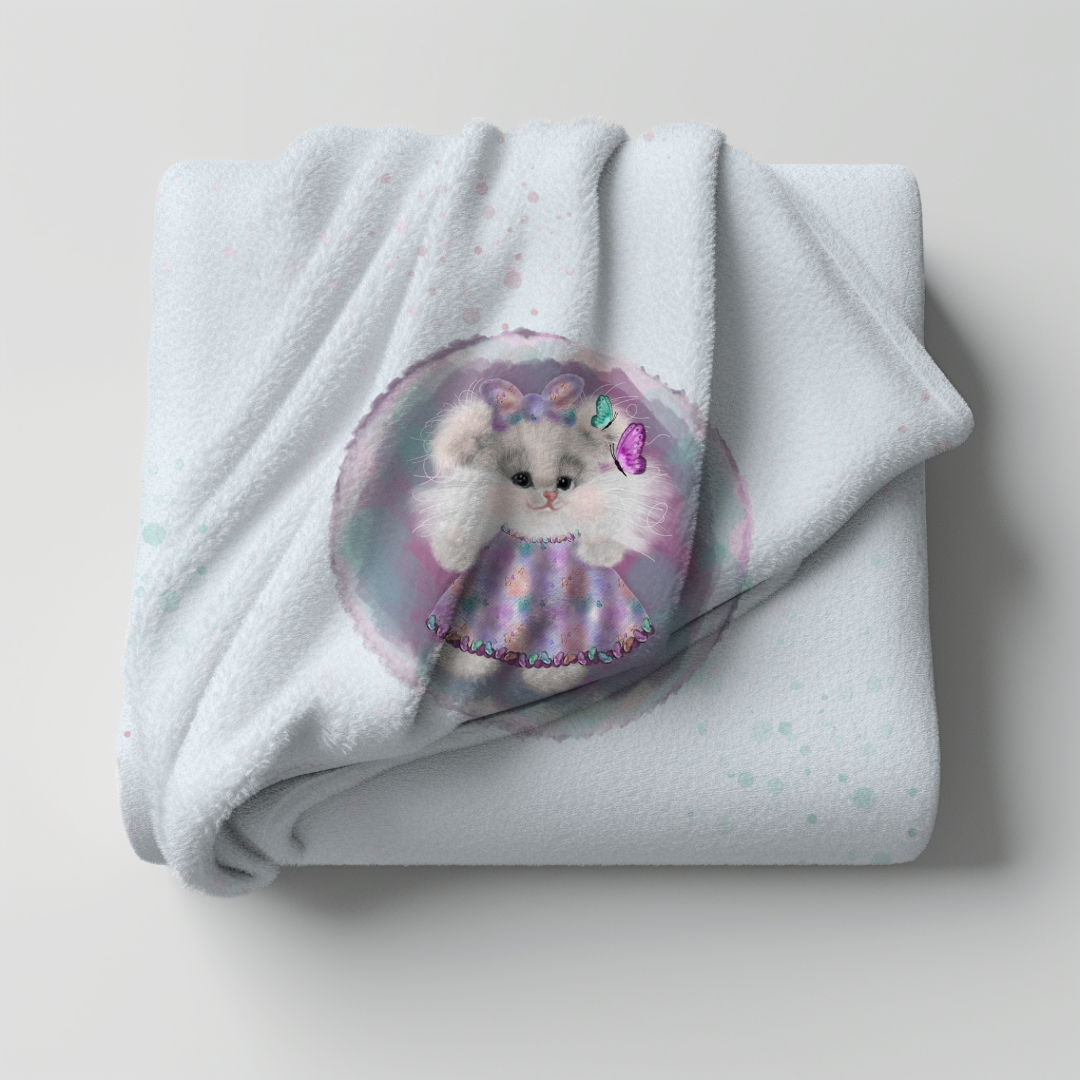 Katzenmaus Mädchen Panel