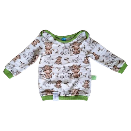 Babypulli Kühe Größe 68