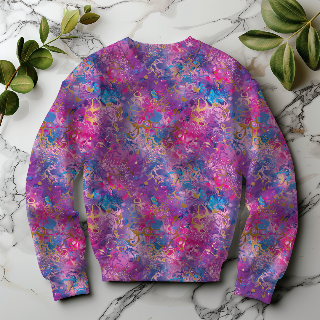 Rainbow Marble - lila Mix